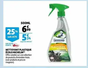 Auchan Nettoyant Plastique écolo Michelin offre