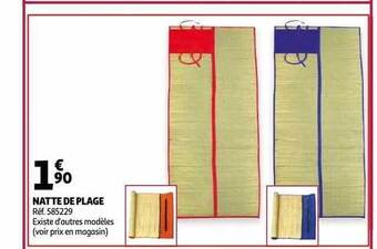 Auchan Natte De Plage offre