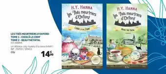 Auchan Les Thés Meurtriers D'oxford : Tome 1 : Chou à La Crim', Tome 2 : Beau Thé Fatal offre