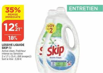 Bi1 Lessive Liquide Skip offre