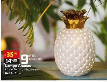Gifi Lampe Ananas offre