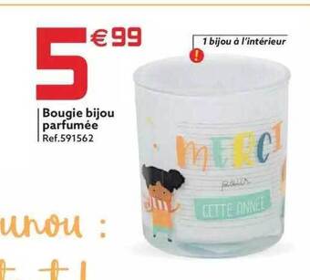 Gifi Bougie Bijou Parfumée offre