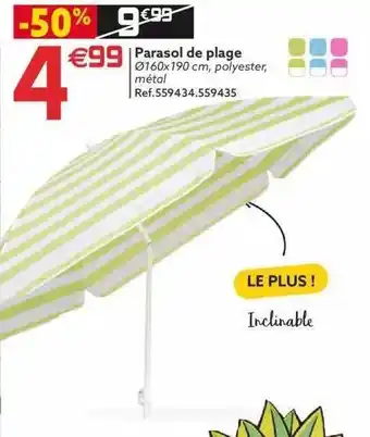Gifi Parasol De Plage offre