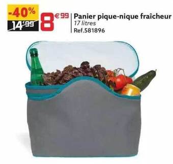 Gifi Panier Pique-nique Fraîcheur offre