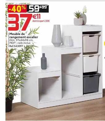 Gifi Meuble De Rangement Escalier offre