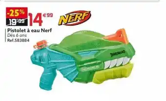 Gifi Pistolet à Eau Nerf offre