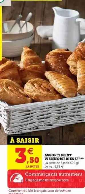 Hyper U Assortiment Viennoiseries U offre