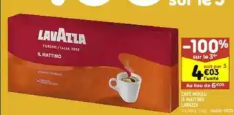Leader Price Café Moulu Il Mattino Lavazza offre