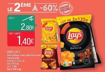 Match Chips Lay's offre