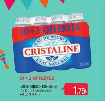 Match Eau De Source Cristaline offre