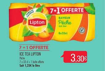 Match Ice Tea Lipton offre