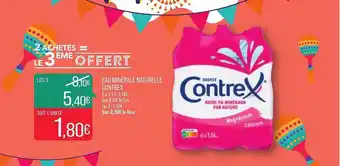 Match Eau Minérale Naturelle Contrex offre