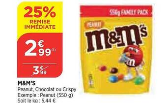 Maximarché M&m's offre