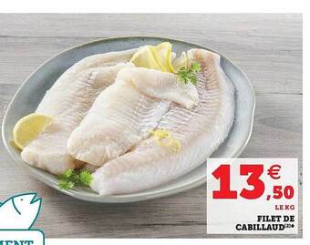 U Express Filet De Cabillaud offre