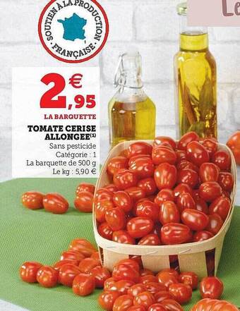 U Express Tomate Cerise Allongée offre