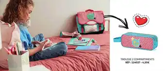 Auchan Trousse 2 Compartiments offre