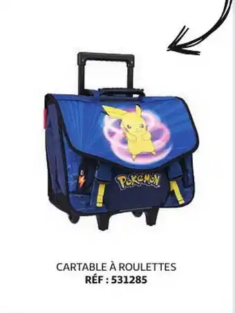 Auchan Cartable à Roulettes offre