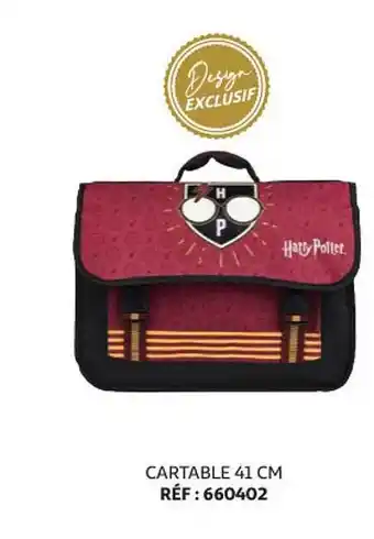 Auchan Cartable 41 Cm Harry Potter offre
