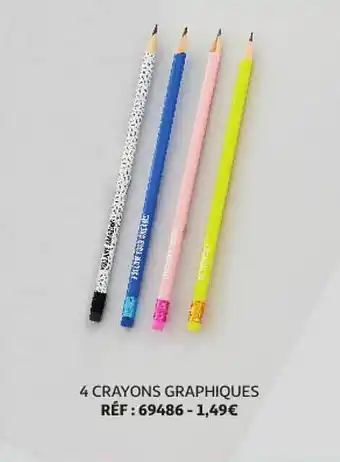 4 Crayons Graphiques