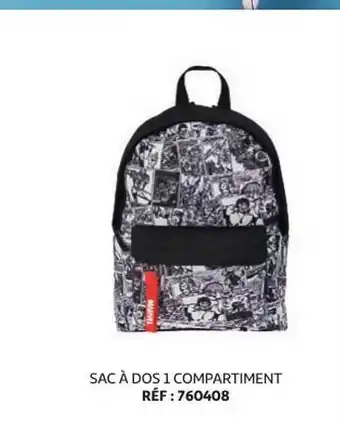 Auchan Sac à Dos 1 Compartiment Marvel offre