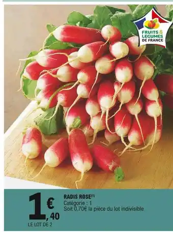 E.Leclerc Radis Rose offre