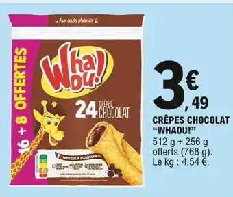 E.Leclerc Crêpes Chocolat offre