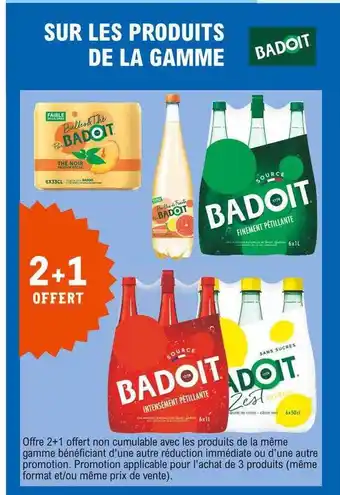 E.Leclerc La Gamme Badoit offre