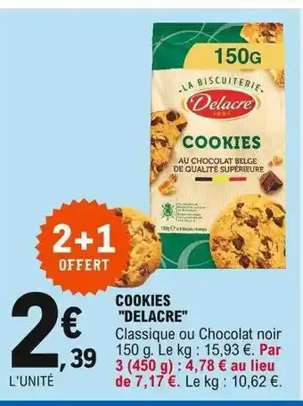 E.Leclerc Cookies offre