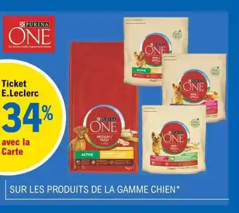 E.Leclerc La Gamme Chien Purina One offre