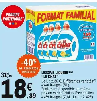 E.Leclerc Lessive Liquide offre