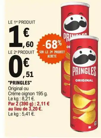E.Leclerc Offre "pringles" chez E Leclerc offre