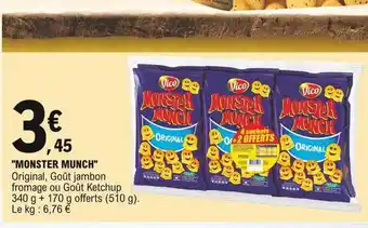 E.Leclerc Offre "monster Munch" chez E Leclerc offre