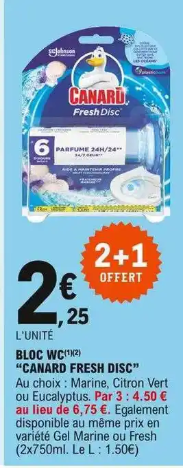 E.Leclerc Bloc Wc offre