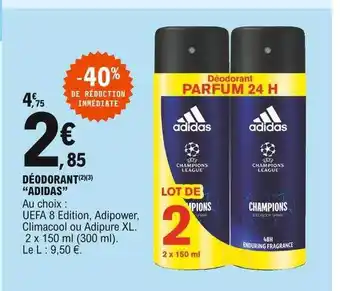 E.Leclerc Déodorant offre