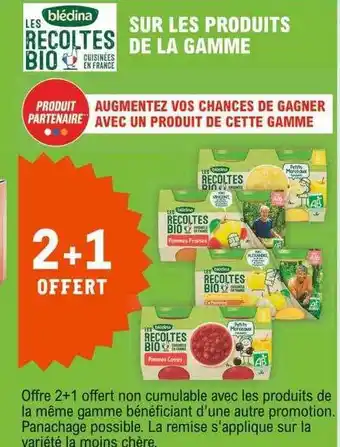 E.Leclerc Les Produits De La Gamme Blédina Les Récoltes Bio offre