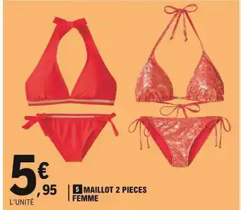 Maillot 2 Pièces Femme