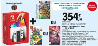 E.Leclerc Console Switch (modèle Oled) + 1 Jeu Au Choix offre