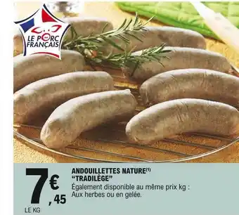 E.Leclerc Andouillettes Nature offre