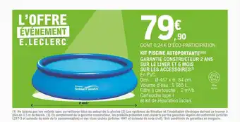 Kit Piscine Autoportante Summer Waves