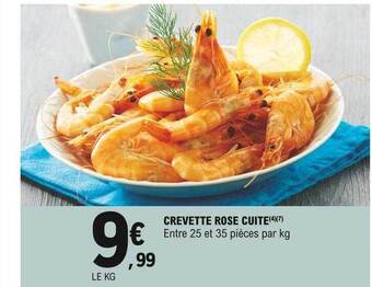 E.Leclerc Crevette Rose Cuite offre