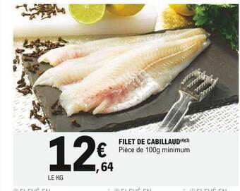 E.Leclerc Filet De Cabillaud offre