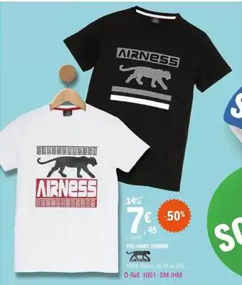E.Leclerc Tee-shirt Homme Airness offre