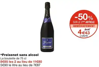 Monoprix Freixenet freixenet sans alcool offre