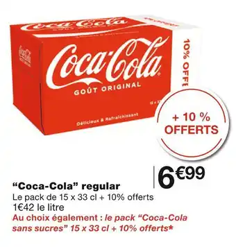Monoprix Coca-cola coca-cola regular offre