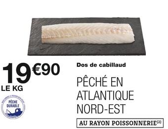 Monoprix Dos de cabillaud offre