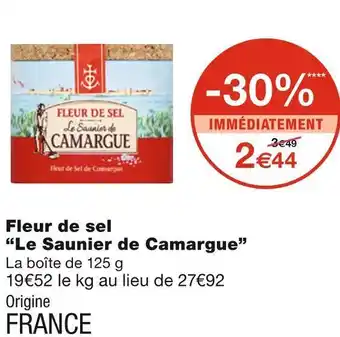 Monoprix Le saunier de camargue fleur de sel offre