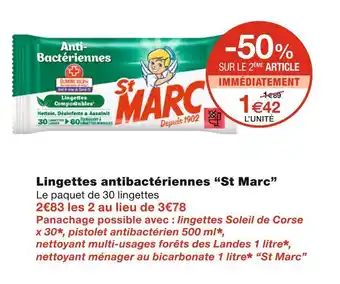 St marc lingettes antibactériennes