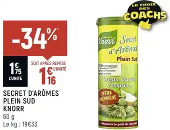 Knorr secret d’arômes plein sud