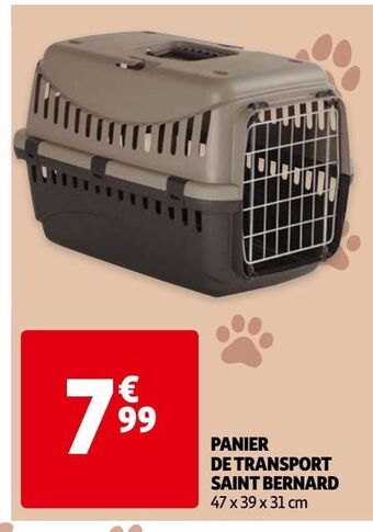 Auchan Panier de transport saint bernard offre