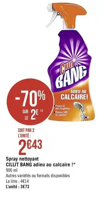 Casino Supermarchés Spray Nettoyant offre